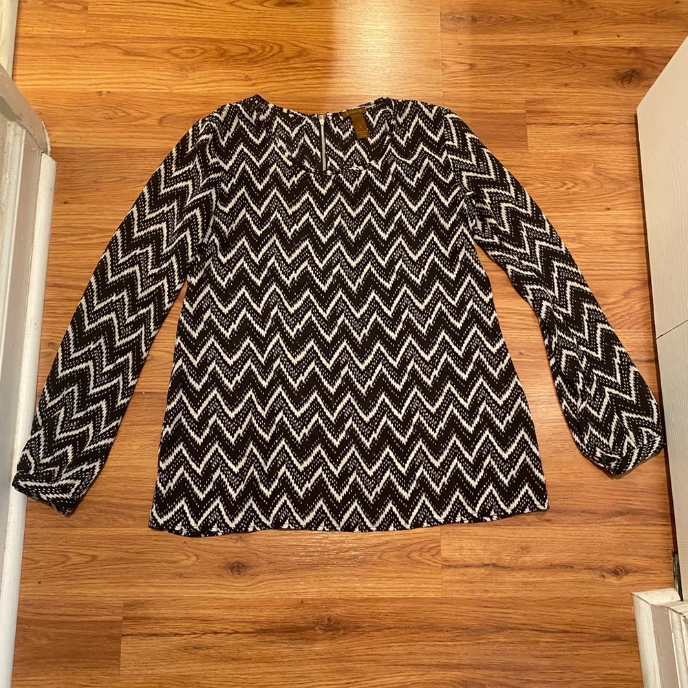 Chevron Long Sleeve Top